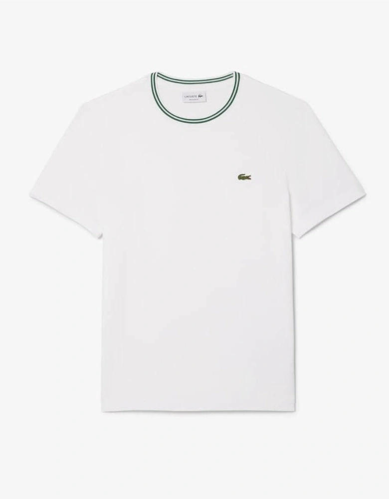 Contrast Collar Mens T - Shirt
