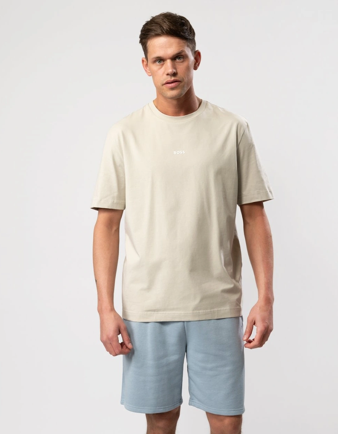 BOSS Orange TChup Mens Crew Neck Small Logo T-Shirt, 5 of 4