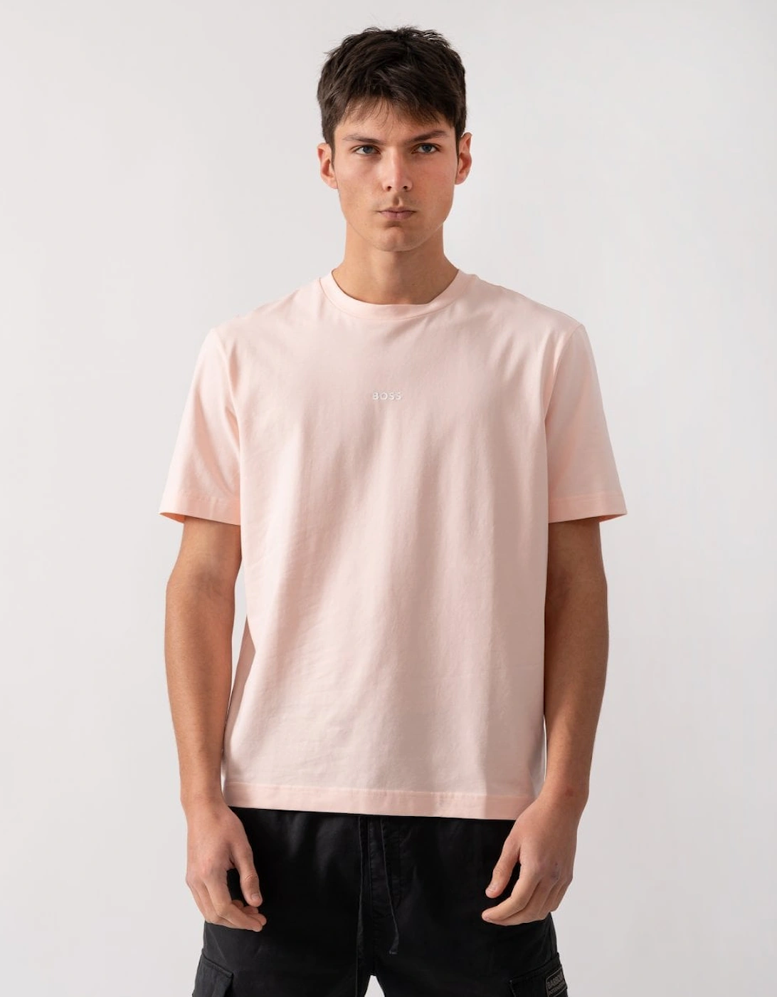 BOSS Orange TChup Mens Crew Neck Small Logo T-Shirt, 5 of 4