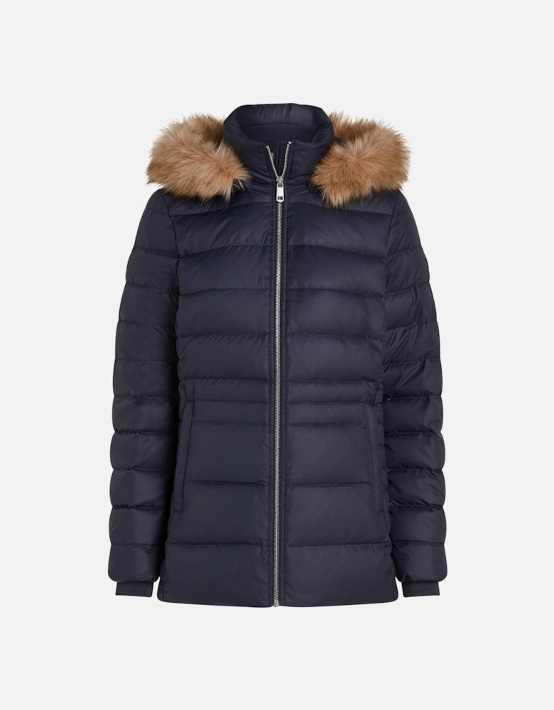 Tyra Down Faux Fur Womens Jacket