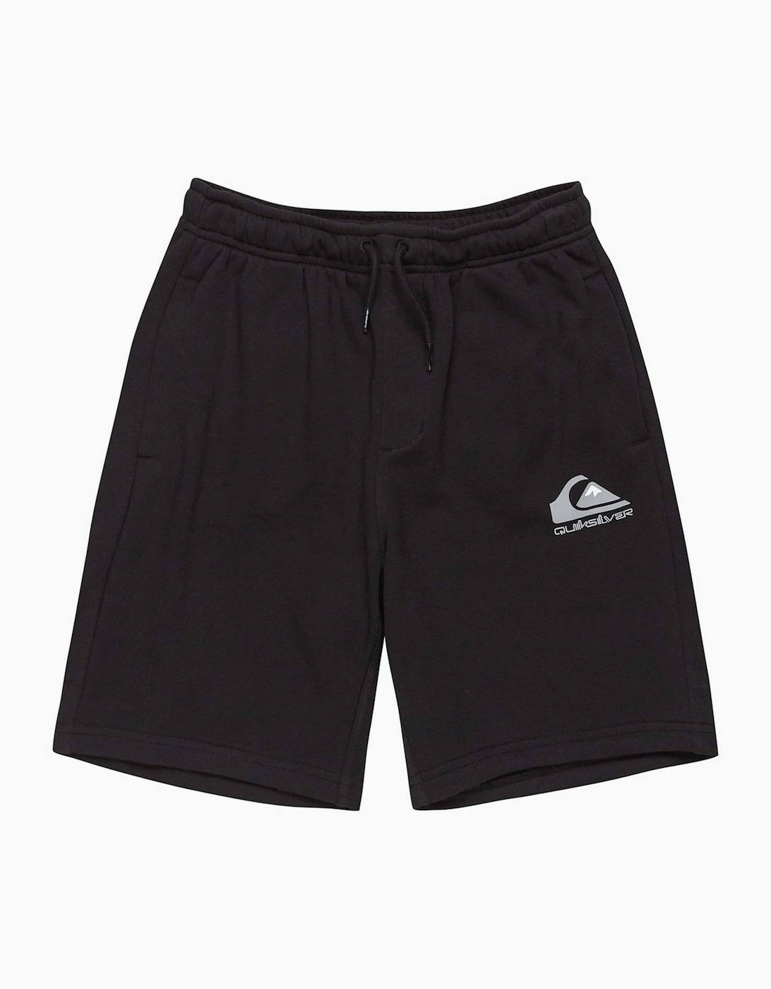 Quiksilver Unisex Black Easy Day Sweat Shorts - Size: 31/30 Kids