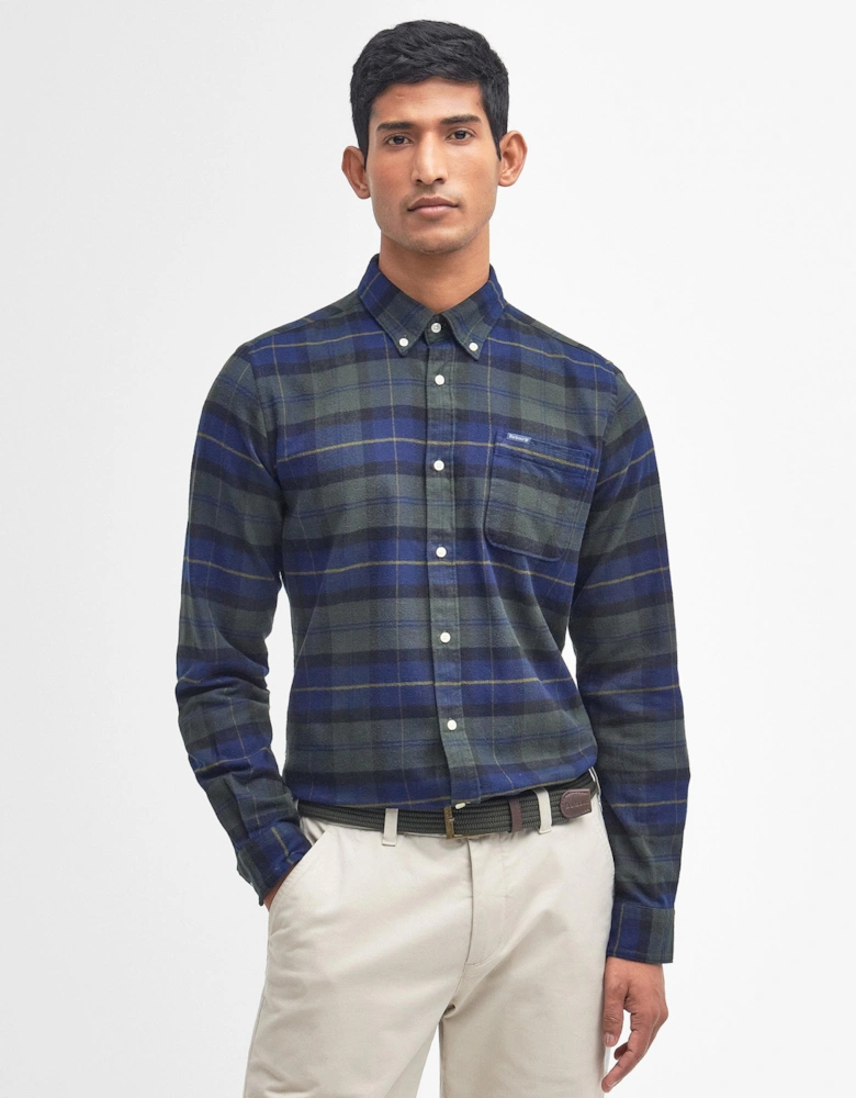 Kyeloch Tailored Mens Shirt - Olive Night