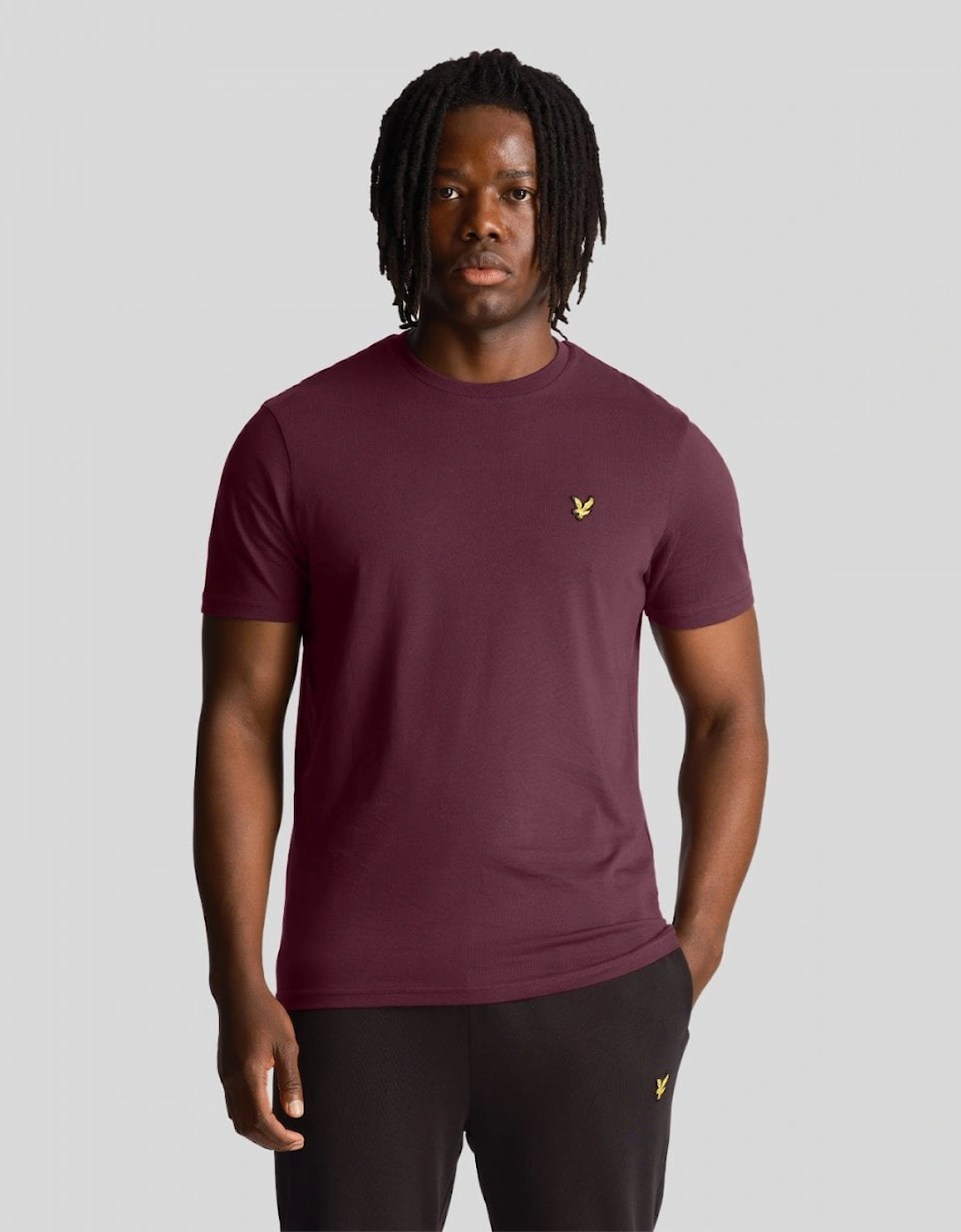 Lyle And Scott Men's Red Lyle & Scott Plain T-Shirt Ts400vog - : 42/Regular Xl