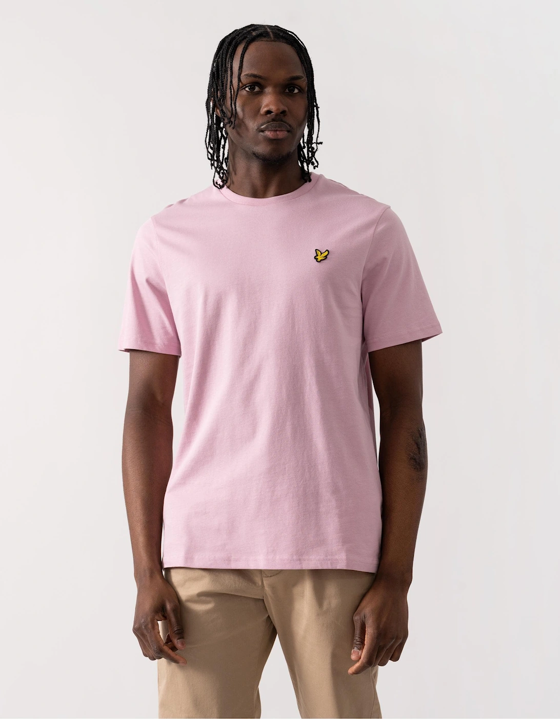 Lyle And Scott Men's Pink Lyle & Scott Plain T-Shirt Ts400vog - : 38/Regular M
