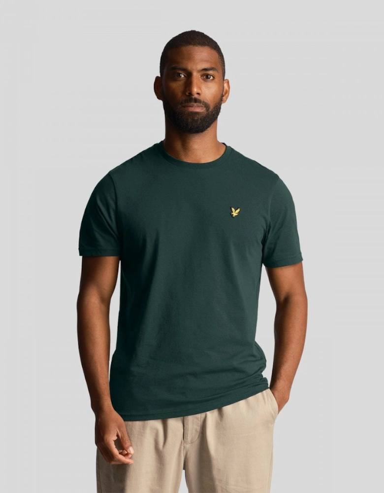 Lyle & Scott Plain Mens T-Shirt TS400VOG - W486 Dark Green