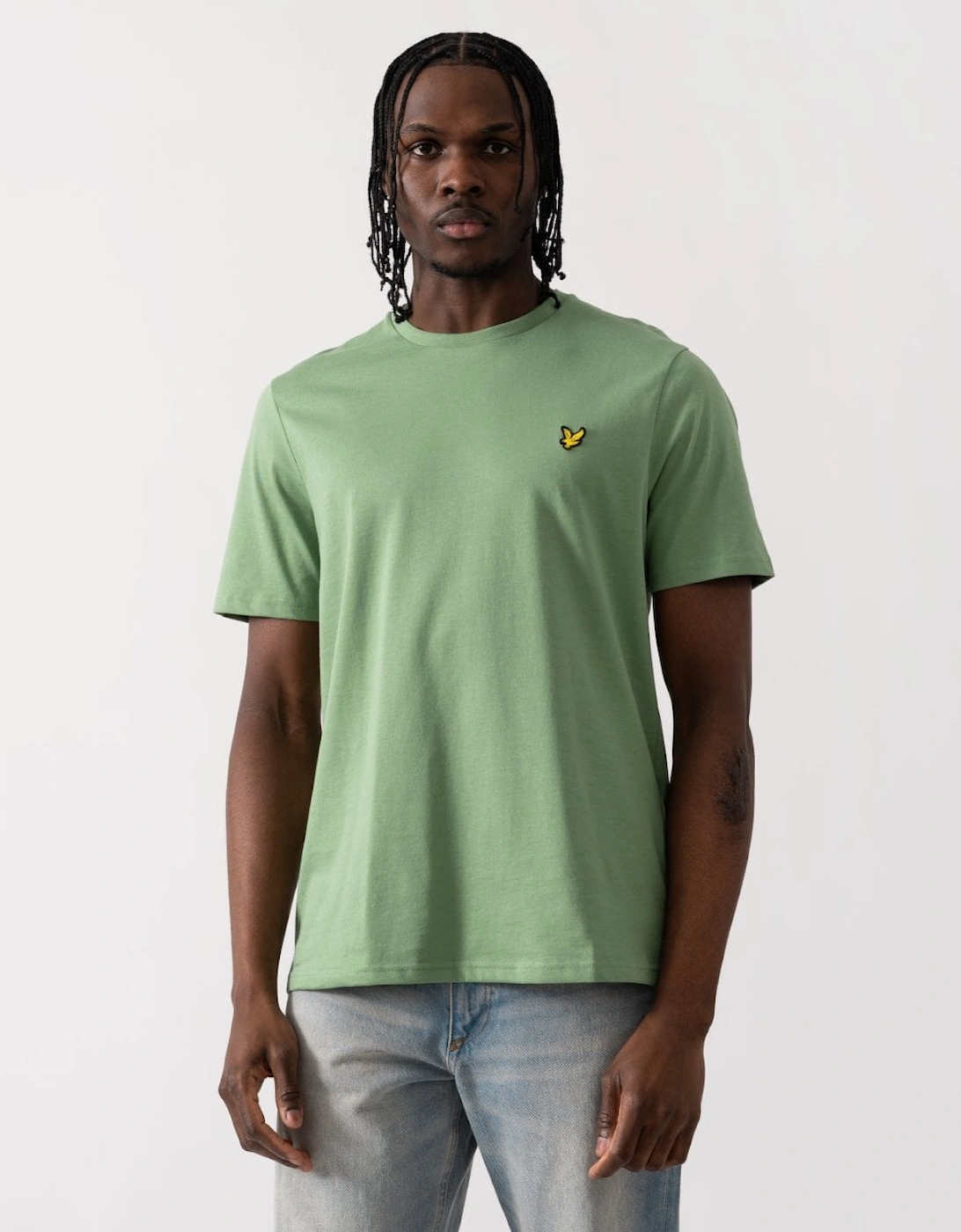 Lyle And Scott Men's Green Lyle & Scott Plain T-Shirt Ts400vog - : 40/Regular L