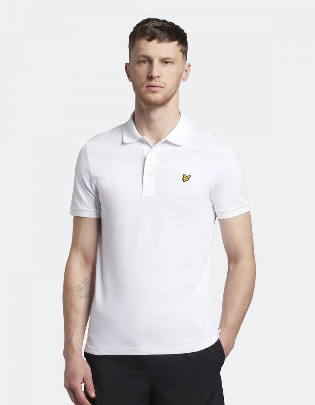 Lyle And Scott Men's White Lyle & Scott Plain Polo Shirt Sp400vog - : 38/Regular M