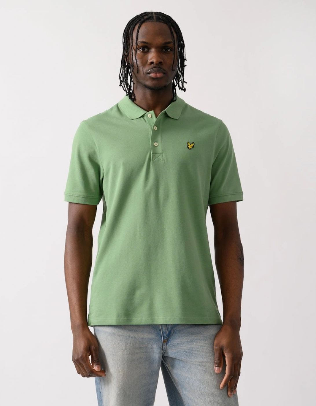 Lyle And Scott Men's Green Lyle & Scott Plain Polo Shirt Sp400vog - : 40/Regular L