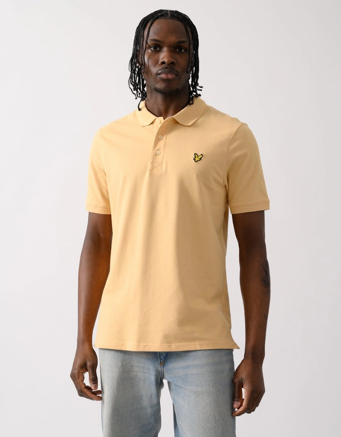 Lyle And Scott Men's Tan Lyle & Scott Plain Polo Shirt Sp400vog - : 38/Regular M
