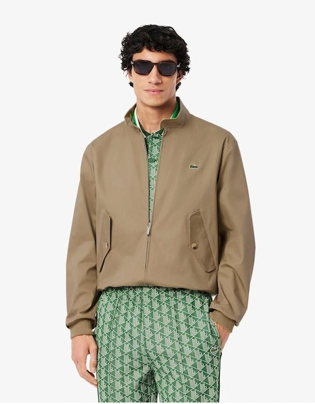 Mens Showerproof Cotton Twill Harrington Jacket, 4 of 3