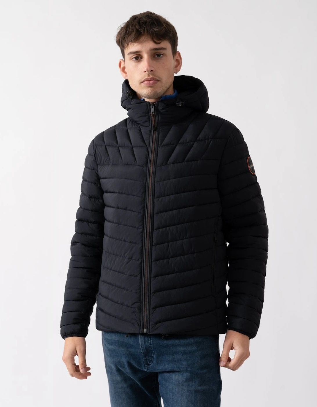 A-Lapaz Mens Hooded Puffer Jacket, 7 of 6