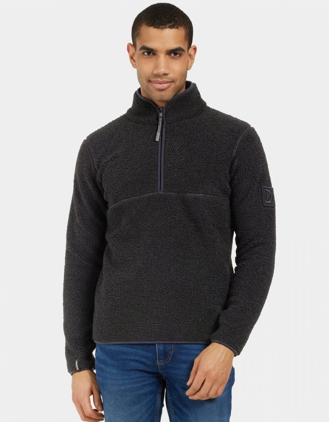 Lillebror Mens Half Zip Fleece, 7 of 6