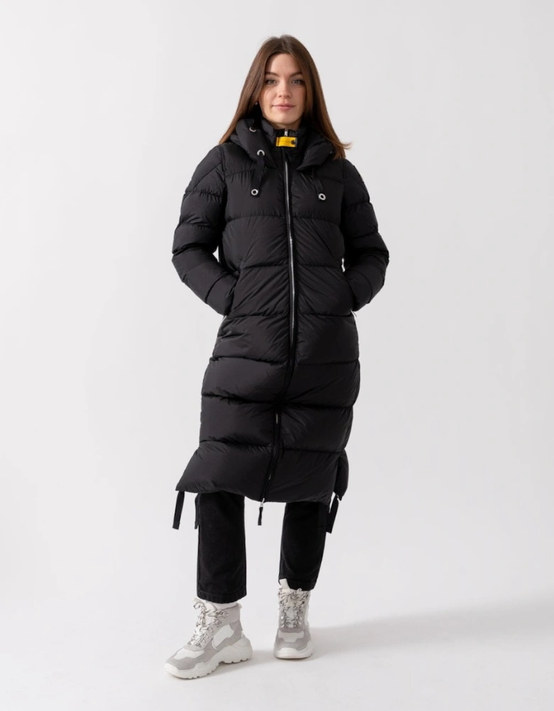Panda Womens Hooded Down Padded Coat