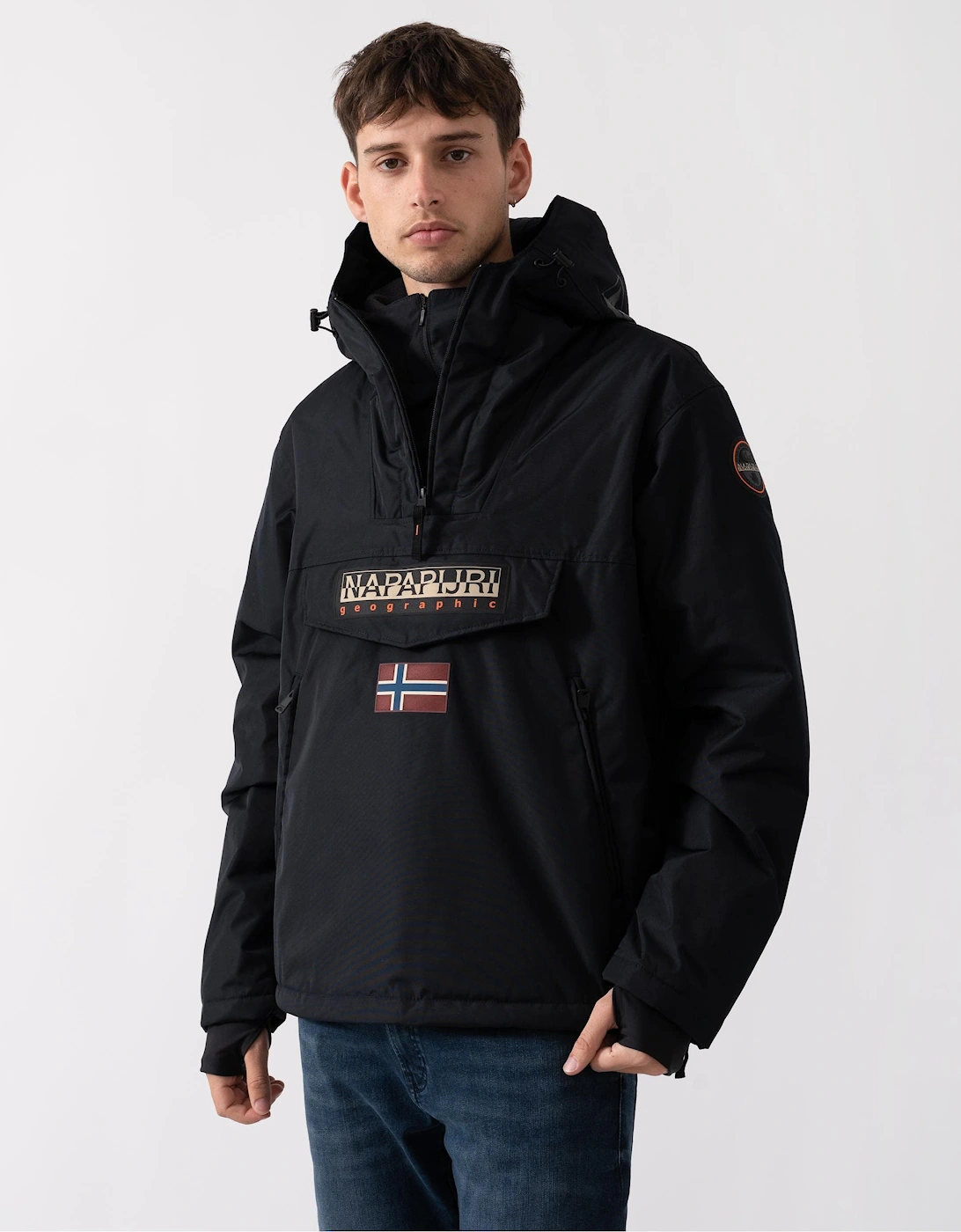 Men's Napapijri Rainforest Next Mens Jacket - Black 041 - Size: 38/Regular