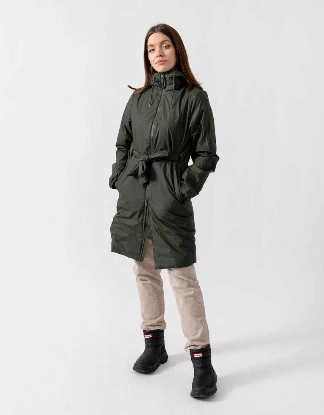 Lohja Long Insulated Curve Jacket - 03 Green, 6 of 5
