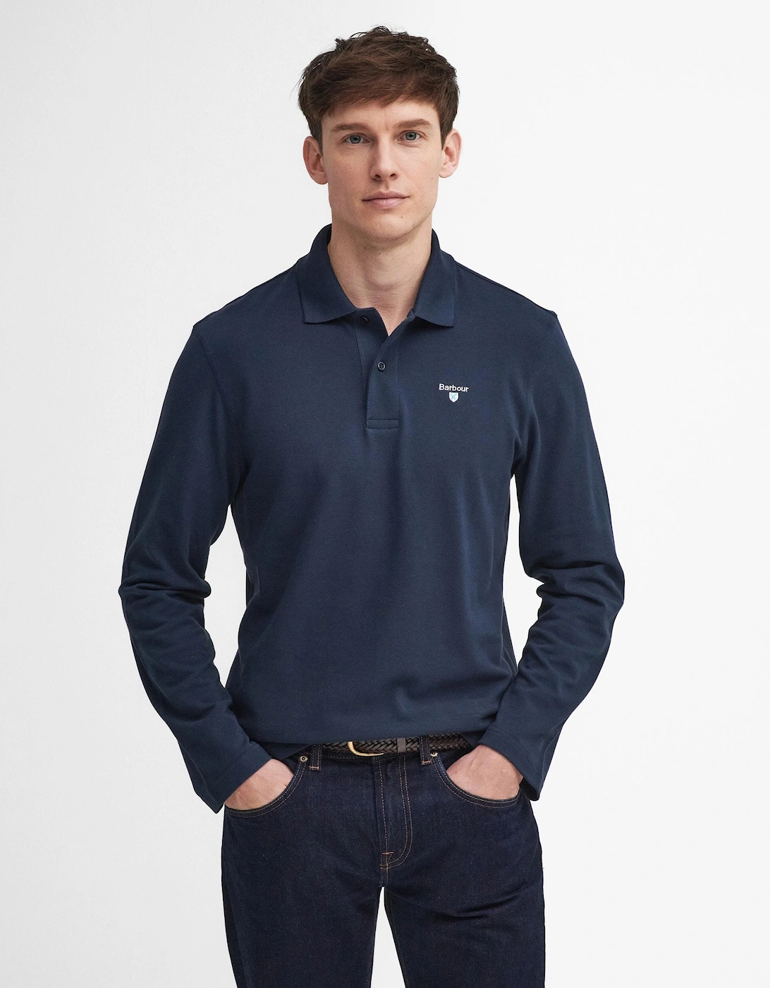 Original Sports Mens Tailored Long Sleeve Polo Shirt, 8 of 7