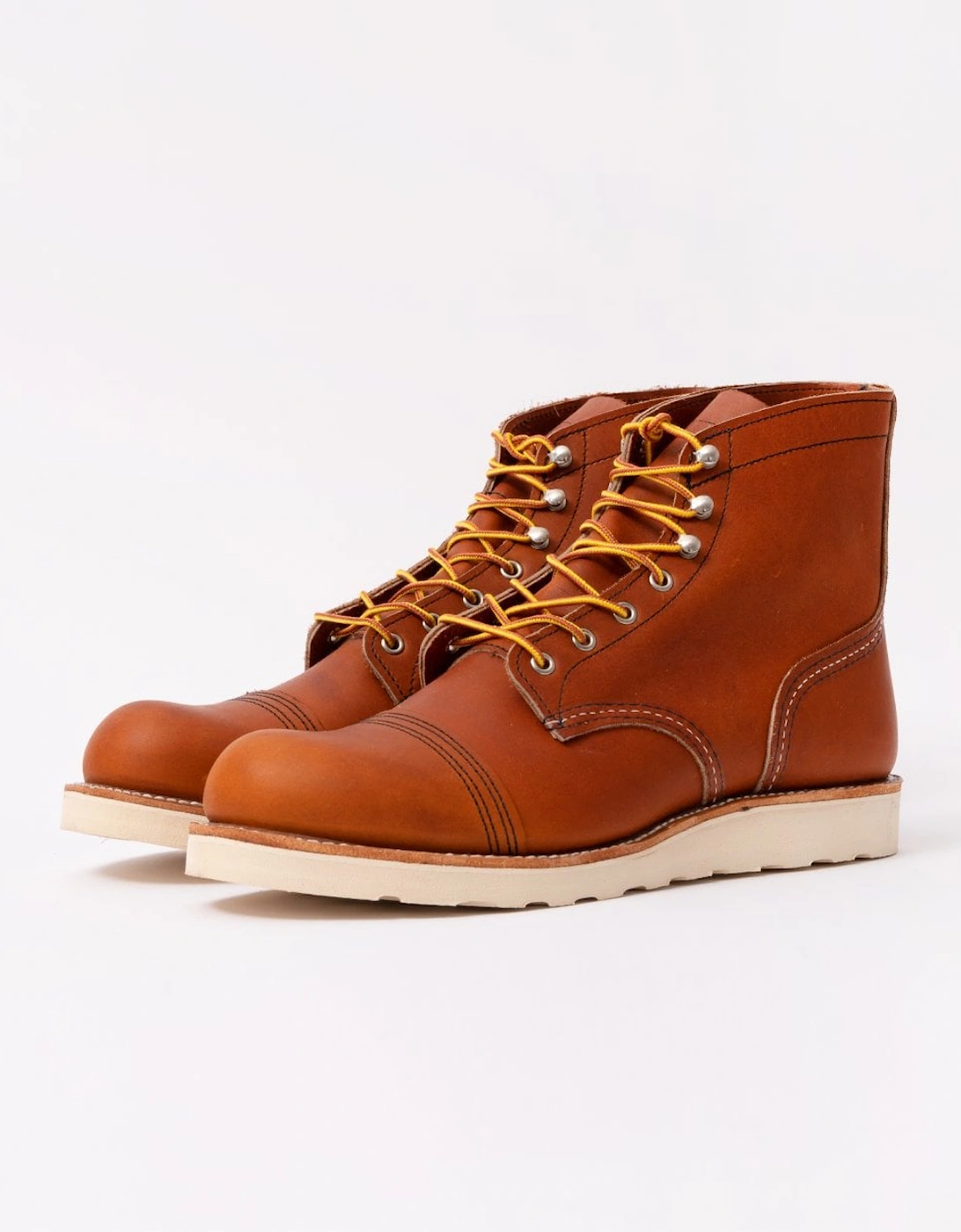 Men's Red Wing Iron Ranger Traction Tred Mens Boots - Oro Legacy - Brown - Size: UK8 eu42 us9/10.5