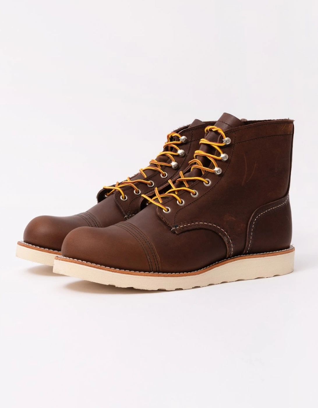 Men's Red Wing Iron Ranger Traction Tred Mens Boots - Amber Harness - Brown - Size: 10