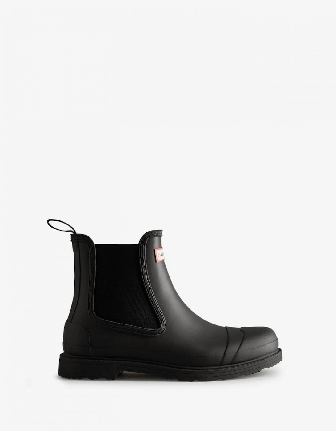 Hunter Men's Black Commando Chelsea Boot - : 9