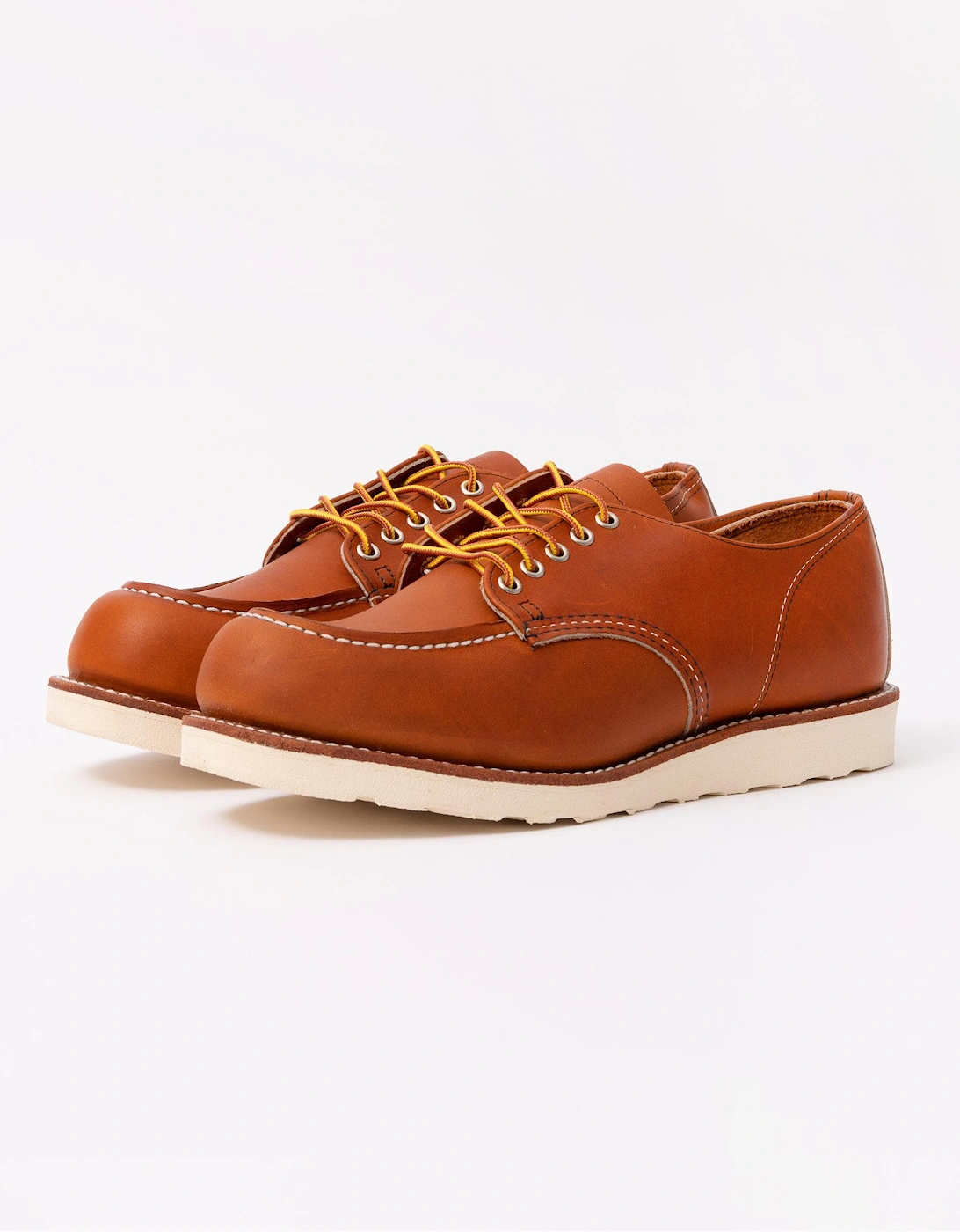 Men's Red Wing Shop Moc Mens Oxford Shoes - Oro Legacy - Brown - Size: 8