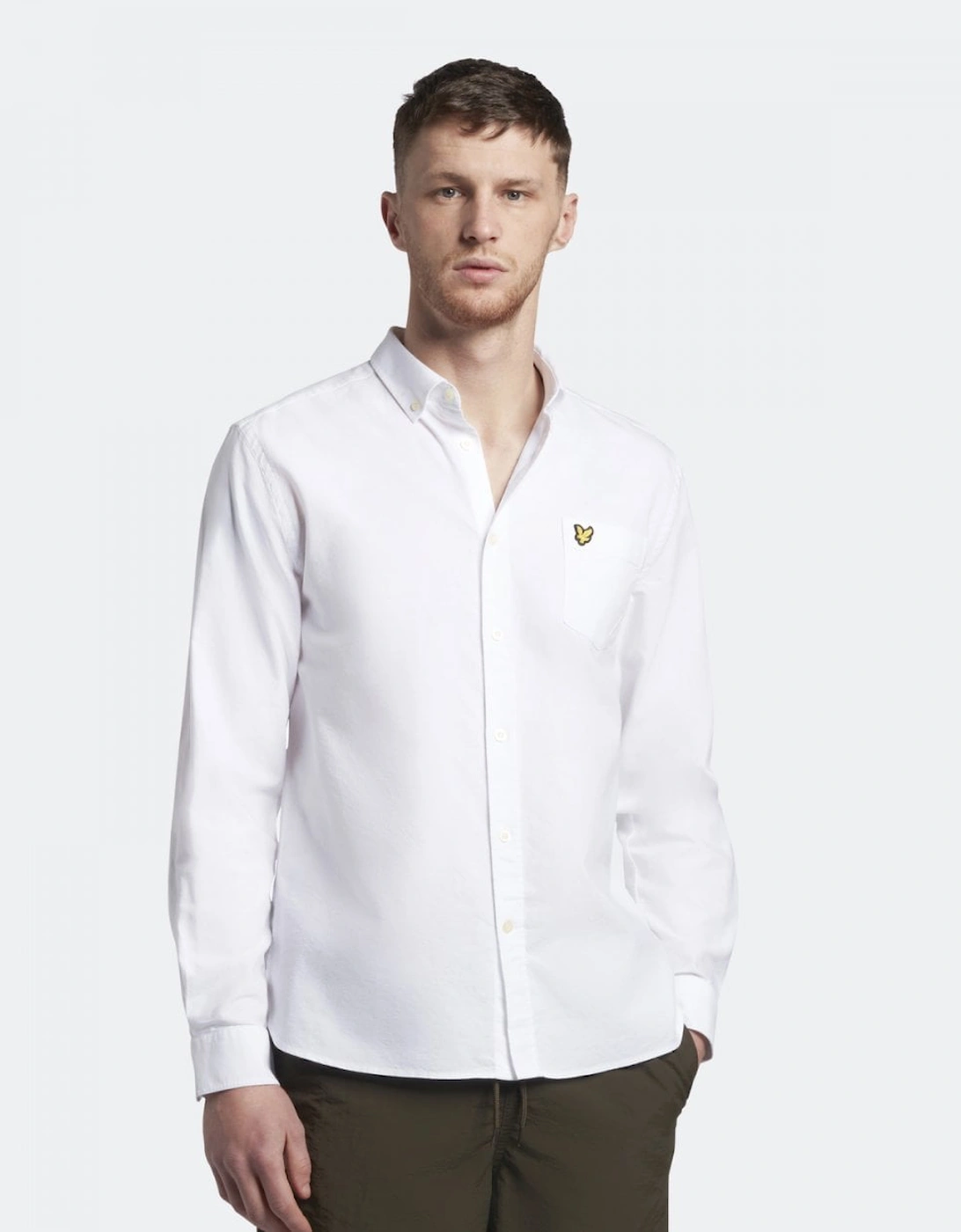Lyle & Scott Regular Fit Light Weight Mens Oxford Shirt, 6 of 5