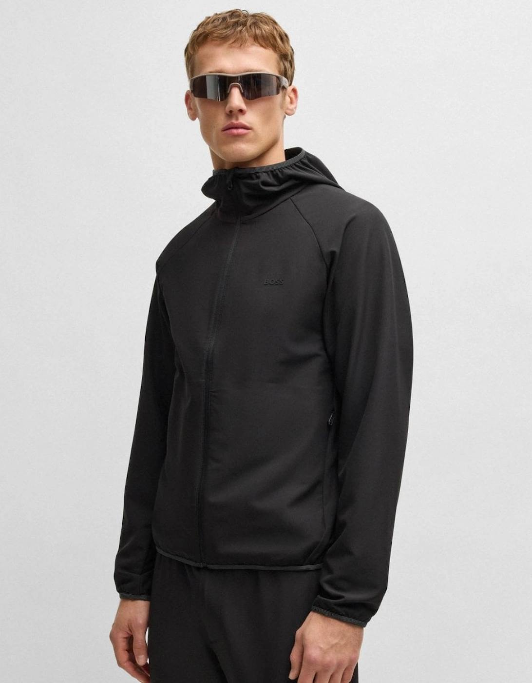 BOSS Green Commuter Mens Hooded Jacket, 6 of 5
