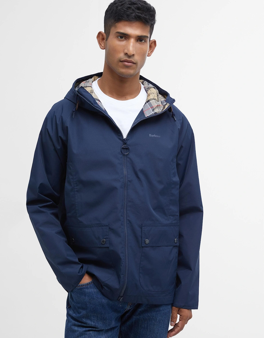 Hooded Domus Mens Waterproof Jacket, 8 of 7
