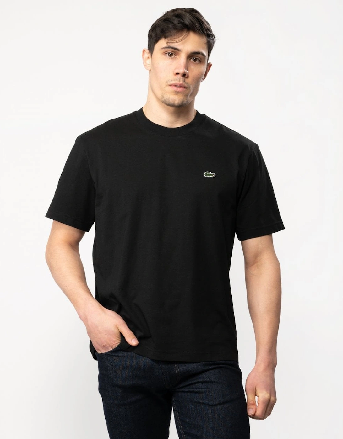 Lacoste Men's Black Classic Fit Cotton Jersey T-Shirt - 031  42 Xl