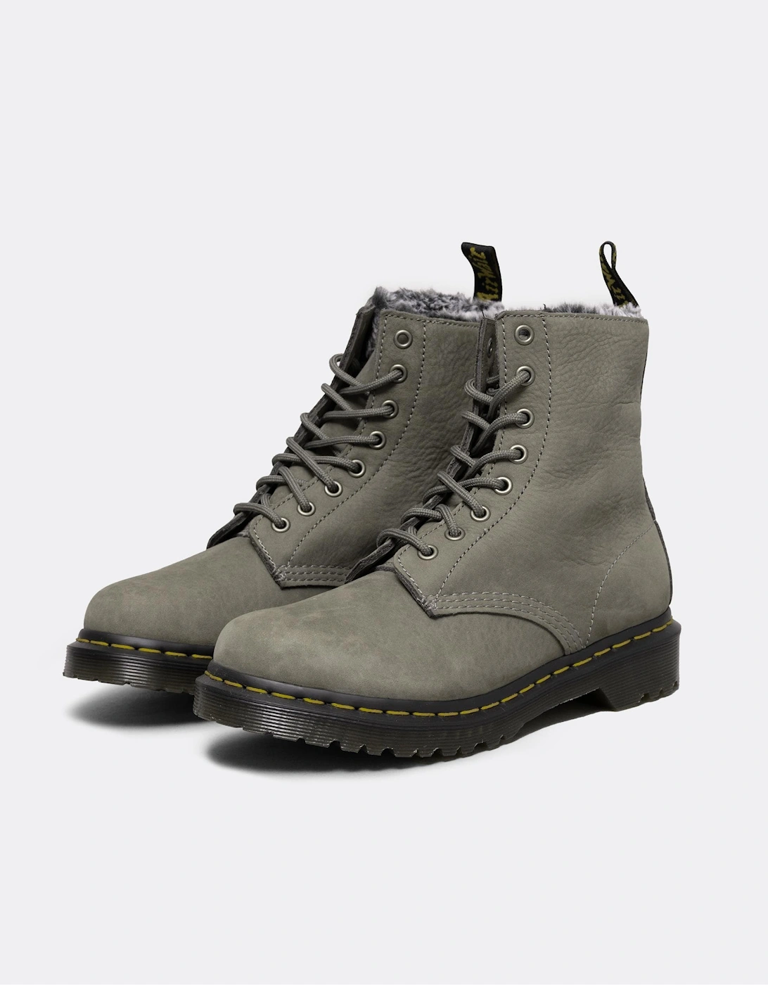Dr Martens Women's Tan 1460 Serena Milled Nubuck Wp Boots - : 5