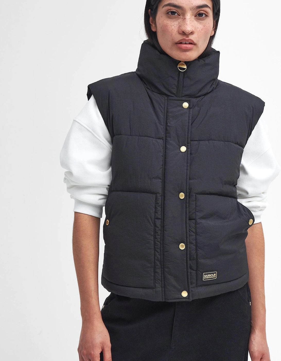 Callie Womens Puffer Gilet, 9 of 8