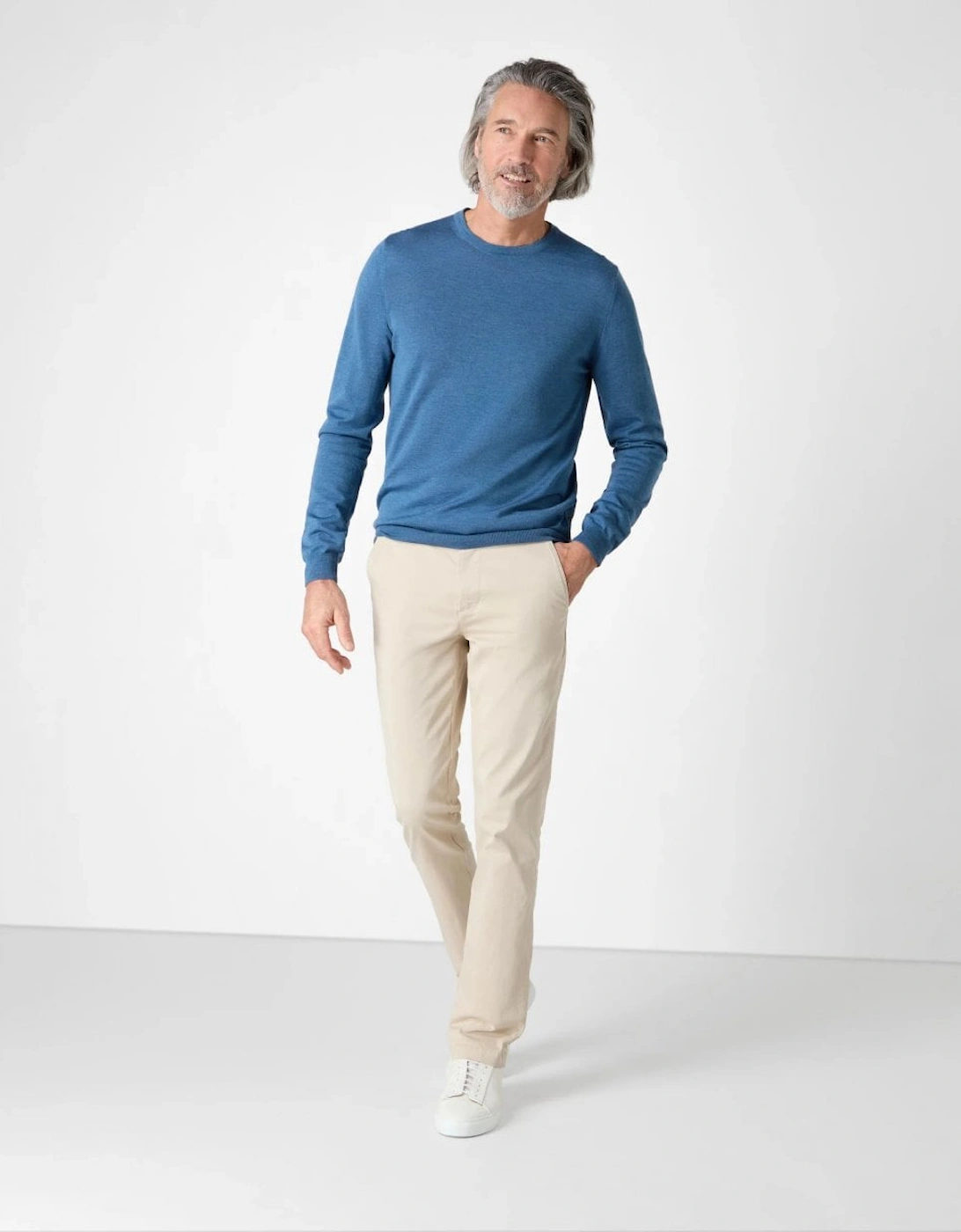 Camber Mens Crew Neck Jumper, 4 of 3