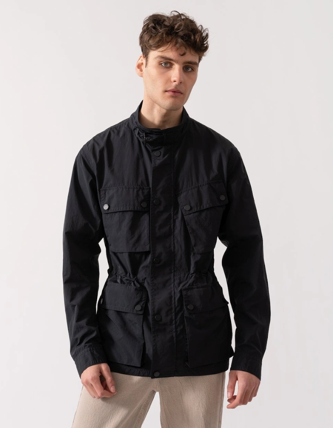 Belstaff Men's Black Service Fieldmaster Jacket - : 42/Regular Xl