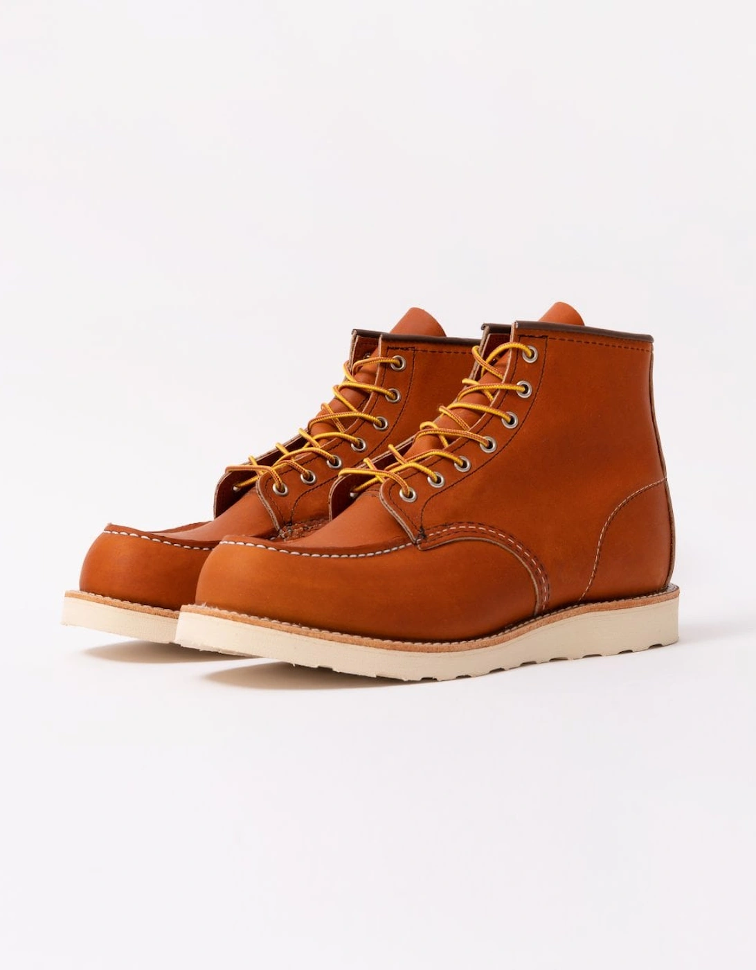 Men's Red Wing 6 Inch Moc Toe Mens Boot - Oro Legacy - Brown - Size: UK8.5 eu42.5 us9.5/11