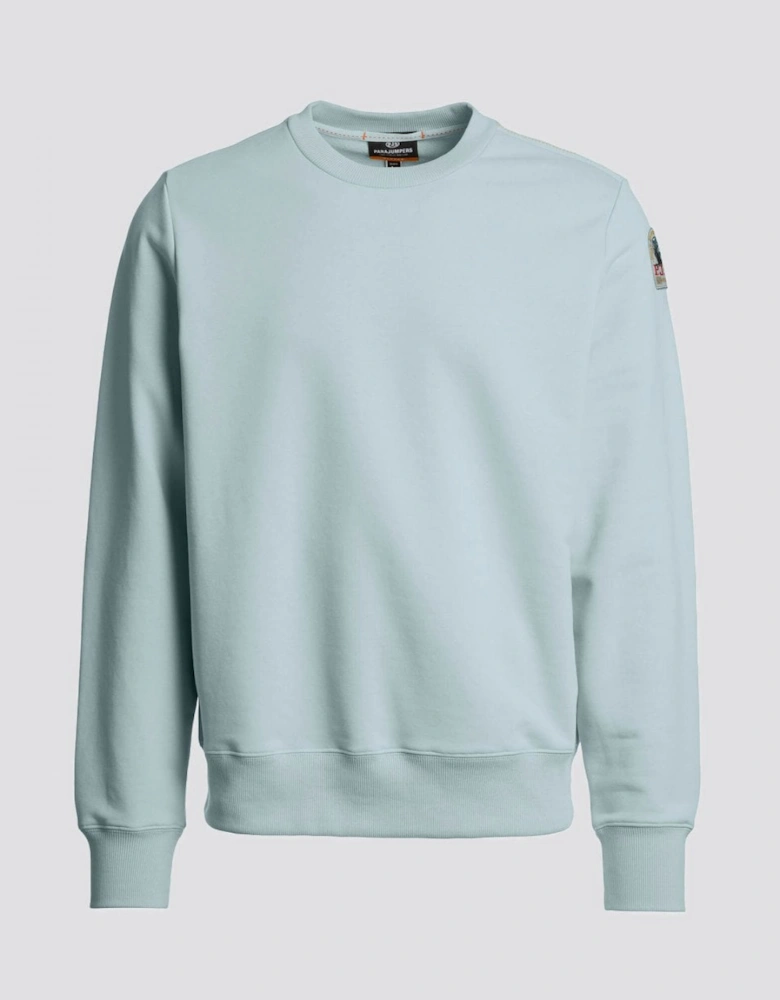 K2 Mens Crew Neck Sweatshirt with Logo Patch