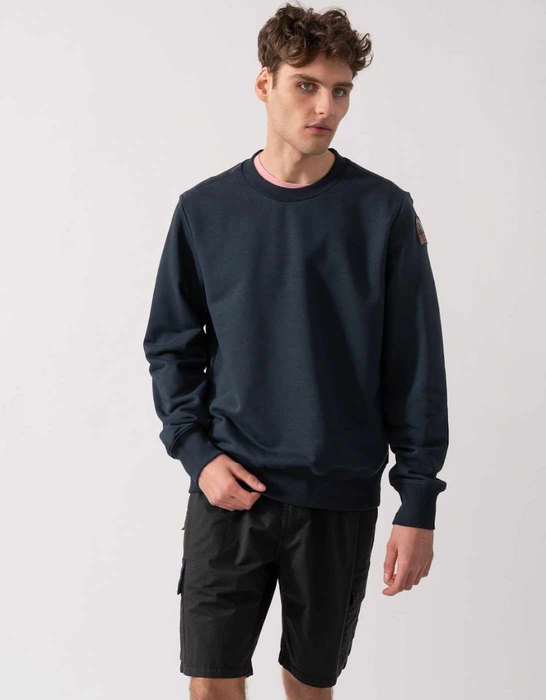 K2 Mens Crew Neck Sweatshirt with Logo Patch, 5 of 4