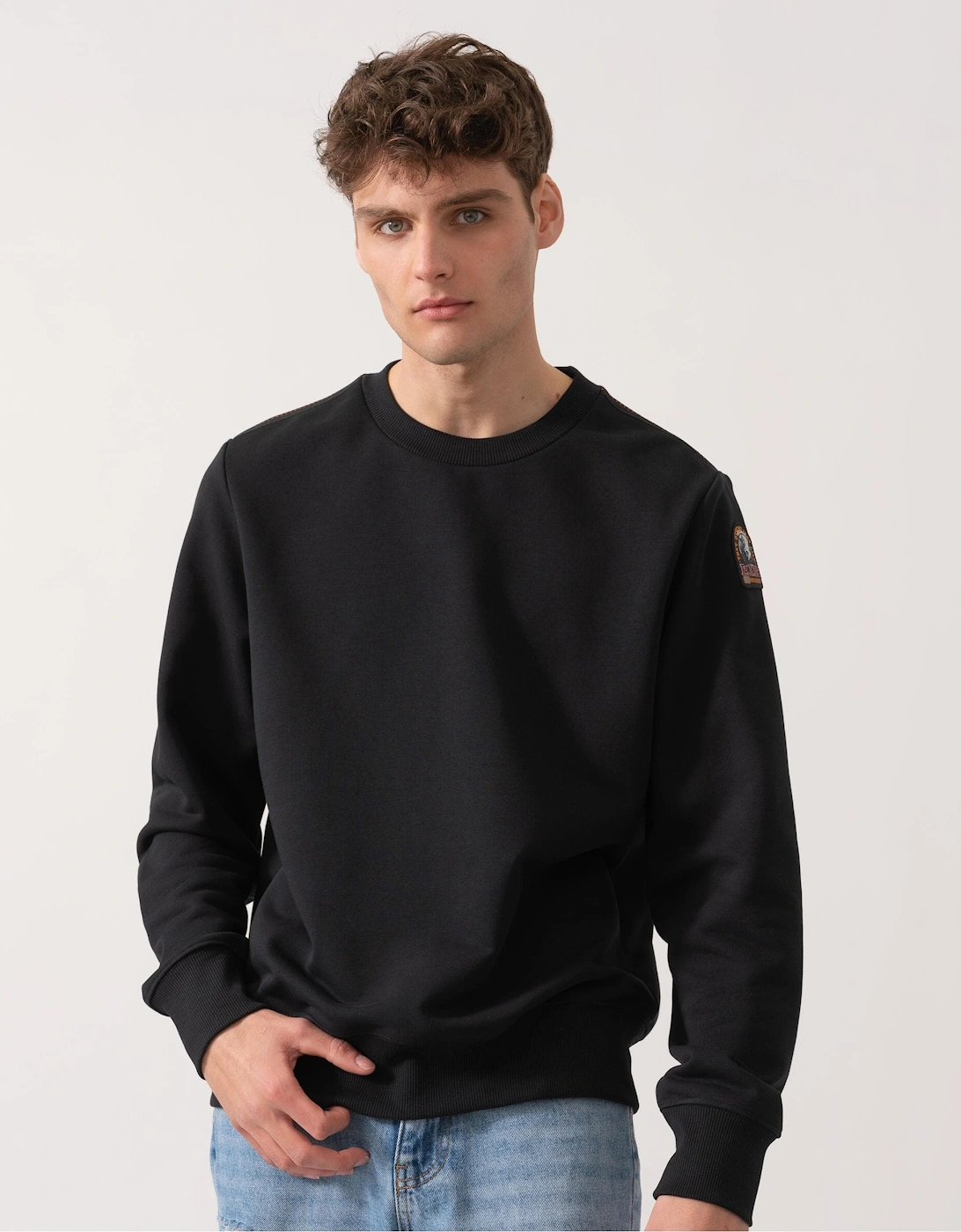 K2 Mens Crew Neck Sweatshirt with Logo Patch, 6 of 5