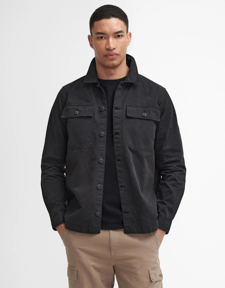 Arlo Mens Overshirt - Black