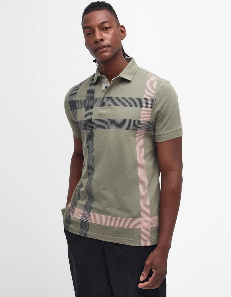 Blaine Tartan Mens Tailored Polo