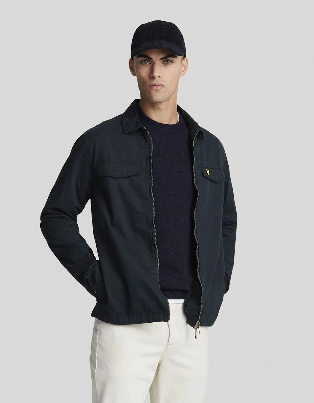 Lyle & Scott Mens Cotton Overshirt, 6 of 5