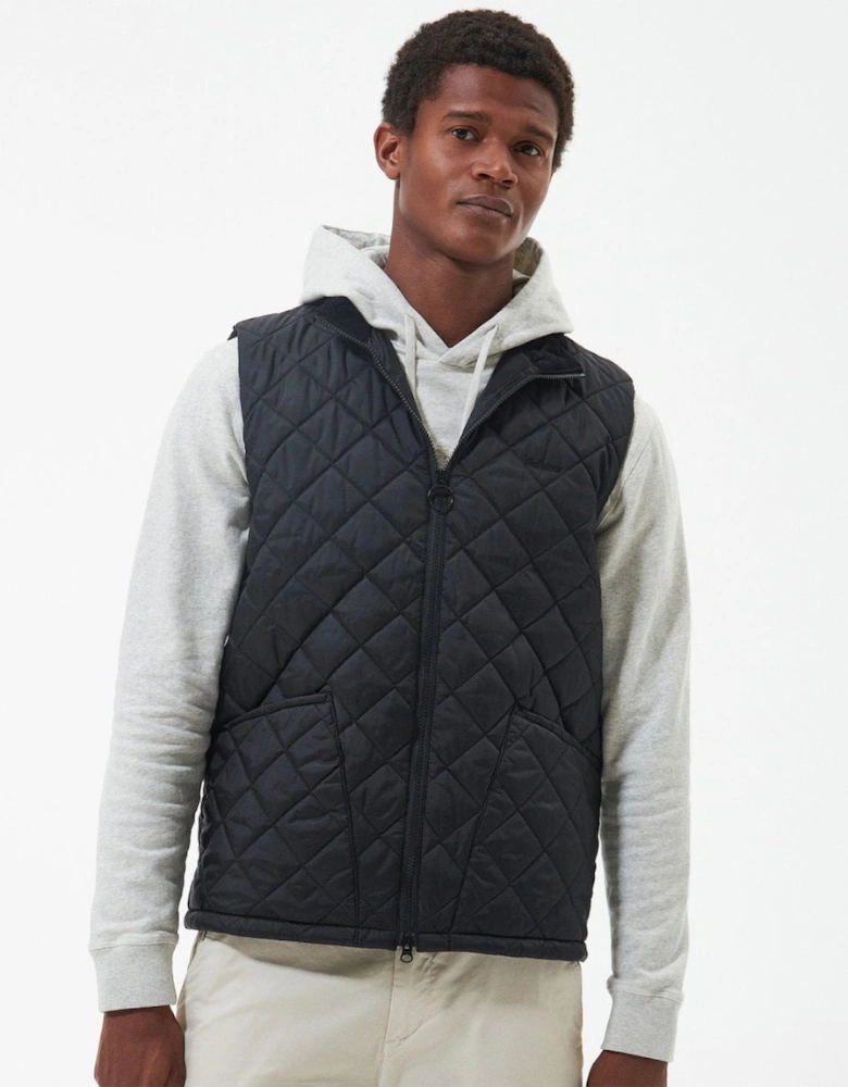Monty Mens Gilet - Black