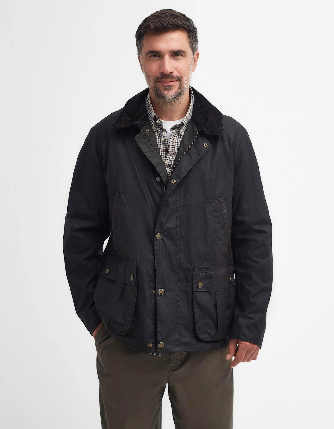 Halton Mens Wax Jacket, 8 of 7