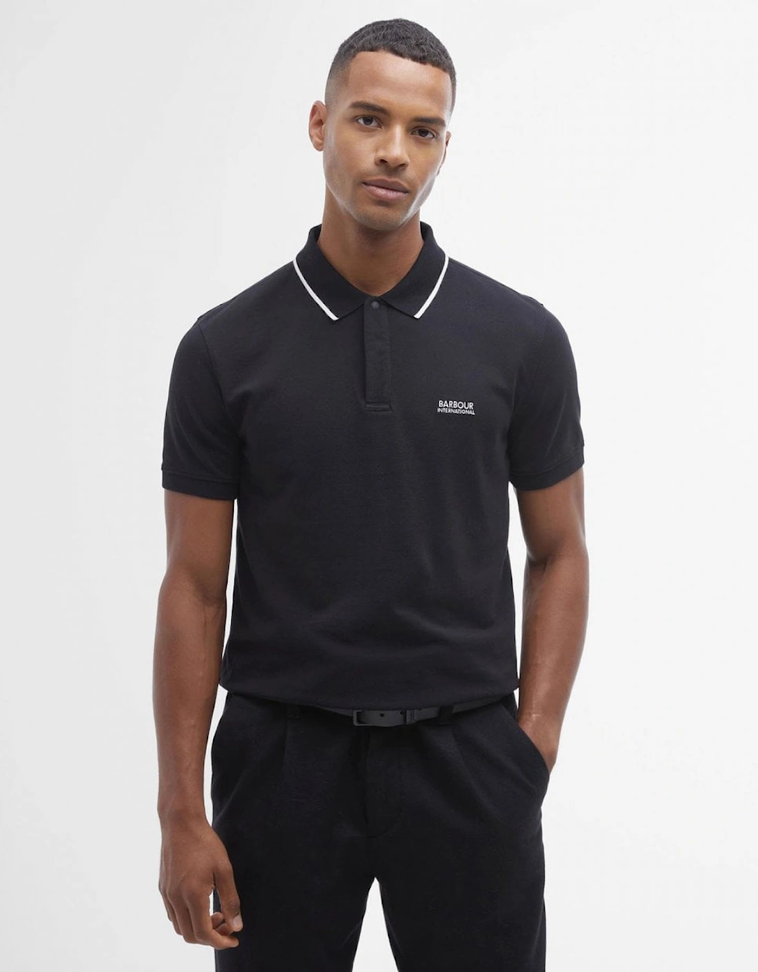 Murphy Mens Contrast Tipped Polo Shirt, 6 of 5