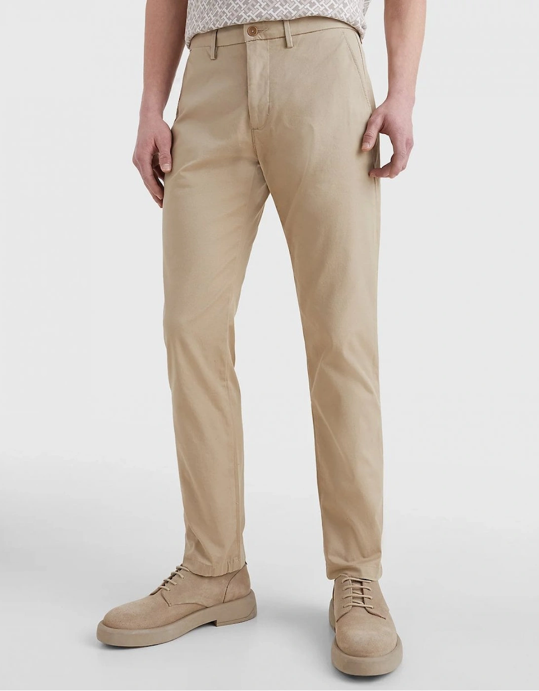 Tommy Hilfiger Men's Tan Core Denton 1985 Chinos - : W34 L32