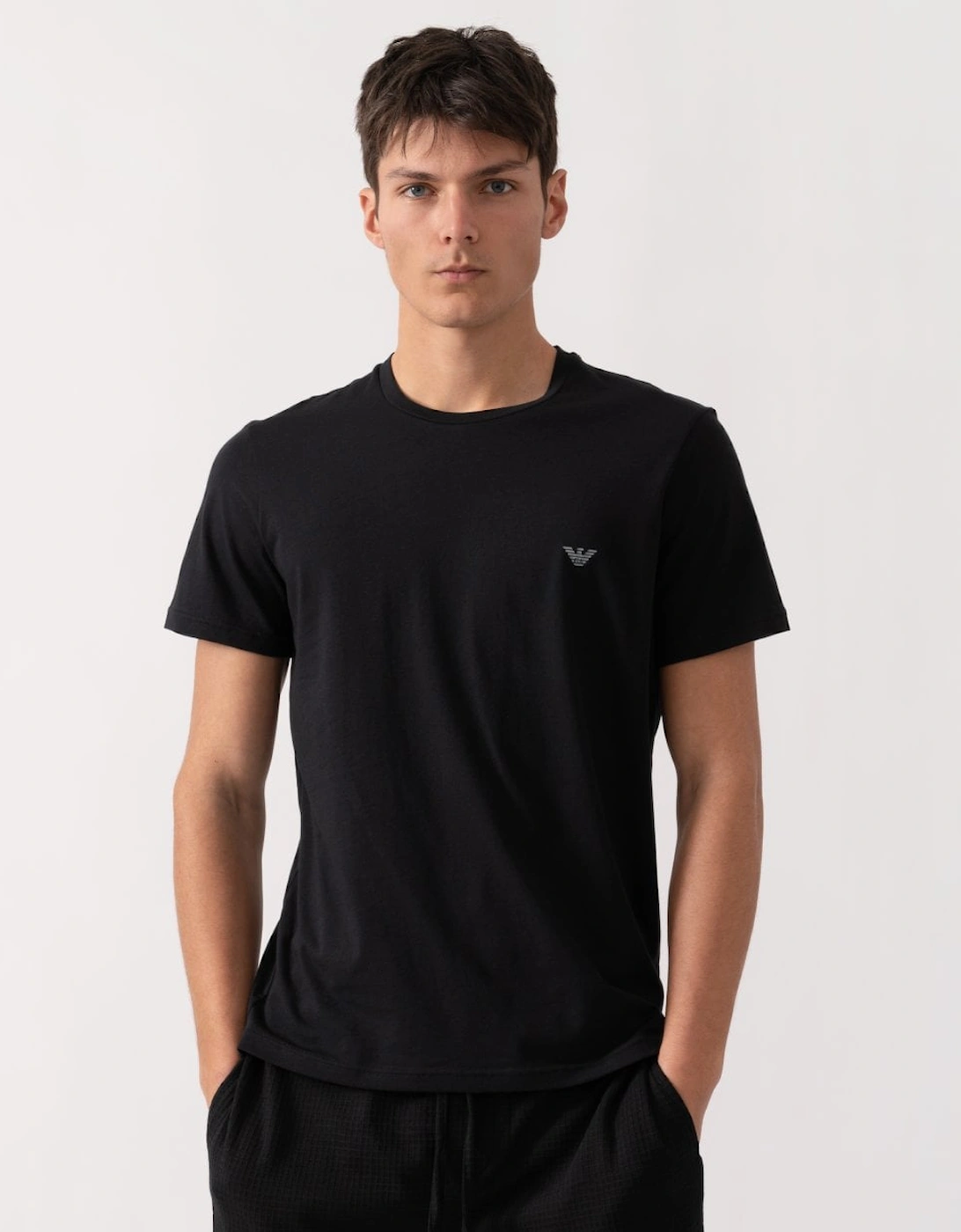 2 Pack Mens Eagle Logo Loungewear T-Shirt, 4 of 3