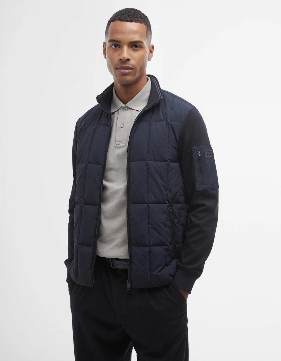 Otto Mens Baffle Quilt Sweatshirt, 8 of 7