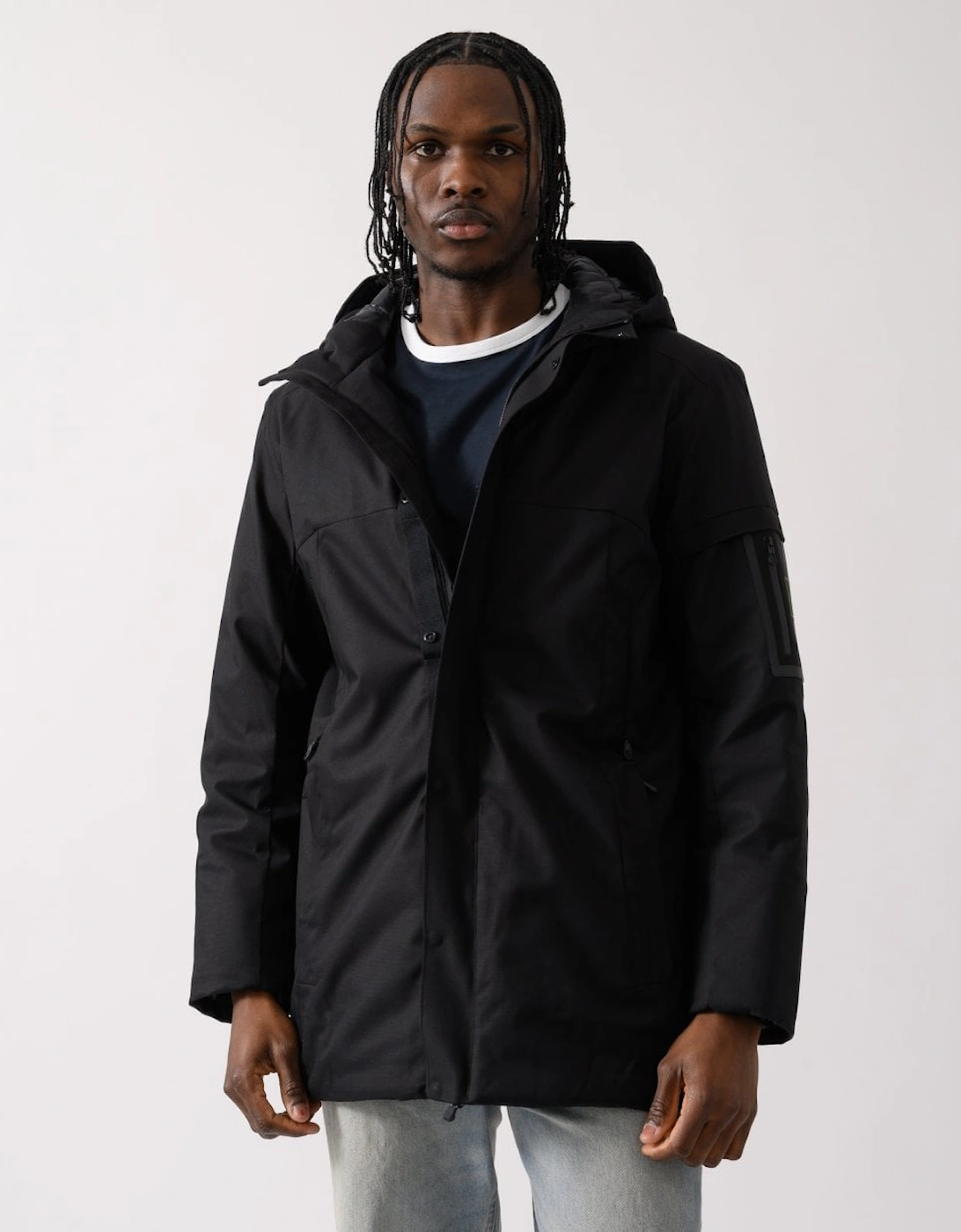 BOSS Green J Terra 1 Mens Hooded Jacket, 9 of 8