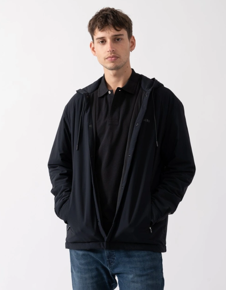 BOSS Green Benat Mens Hooded Overshirt