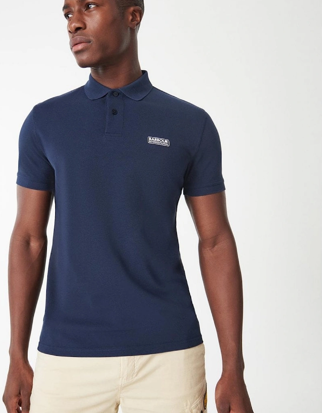 Essential Short Sleeve Mens Polo - International Navy, 7 of 6