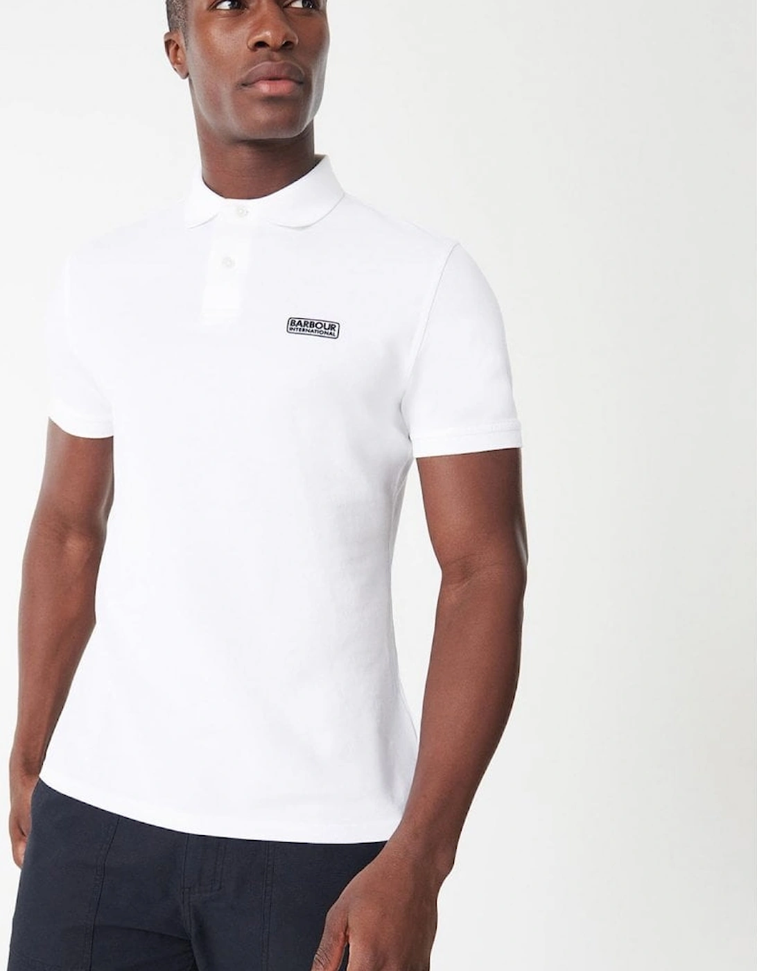 Essential Short Sleeve Mens Polo - White, 7 of 6