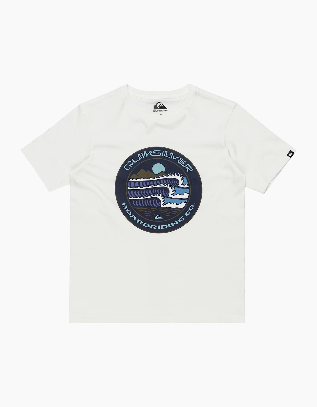 Quiksilver Men's Quiksilver Kids Evo Three Seas Short Sleeve T-Shirt - White